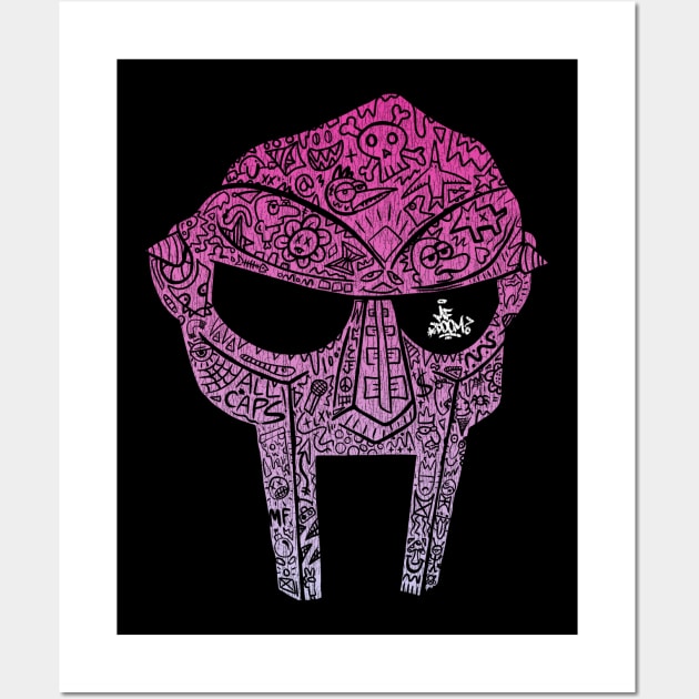 Doodle Doom Gradient 5 Wall Art by Hoki Tross Creative